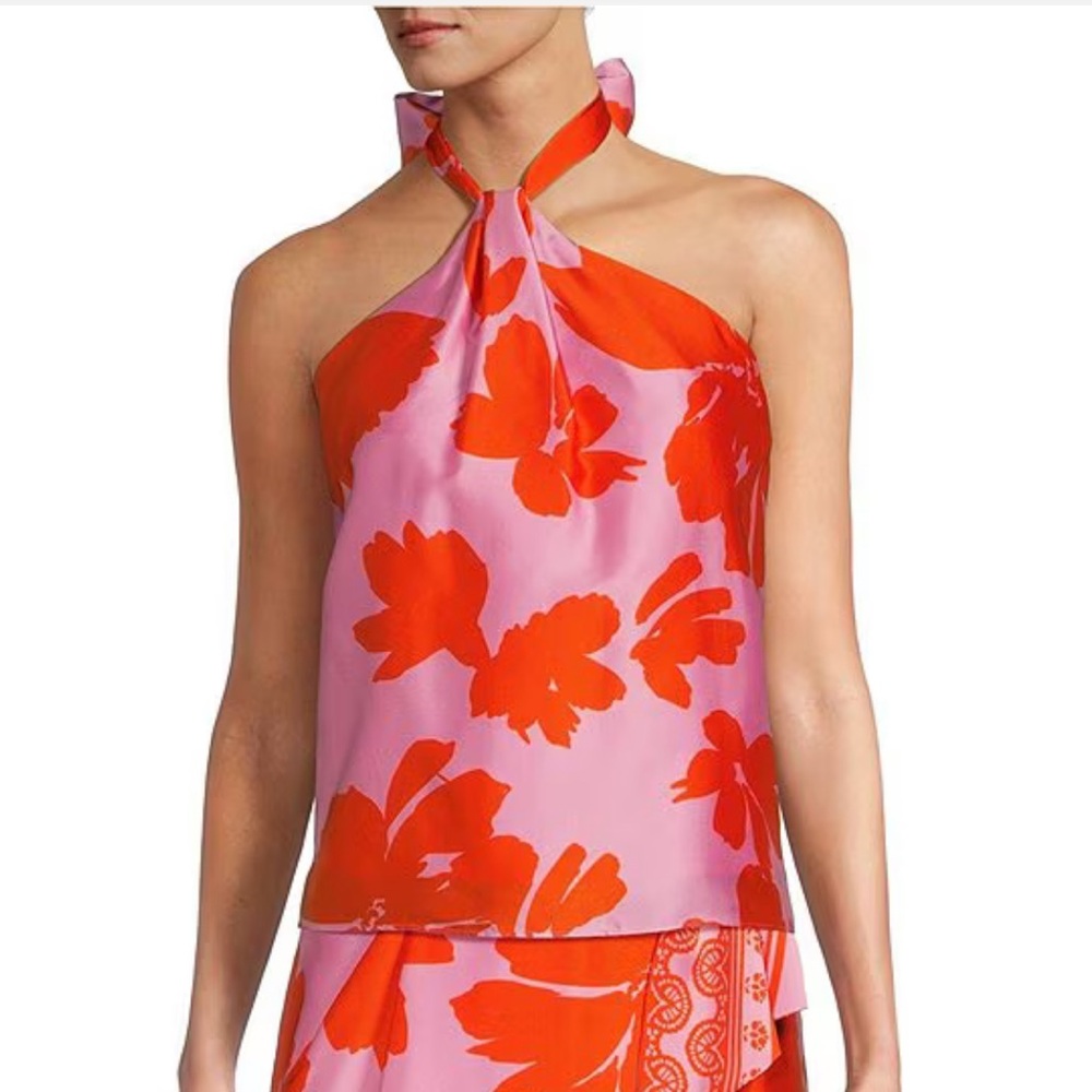Antonio Melani
Tara Floral Printed Satin Coordinating Halter Top